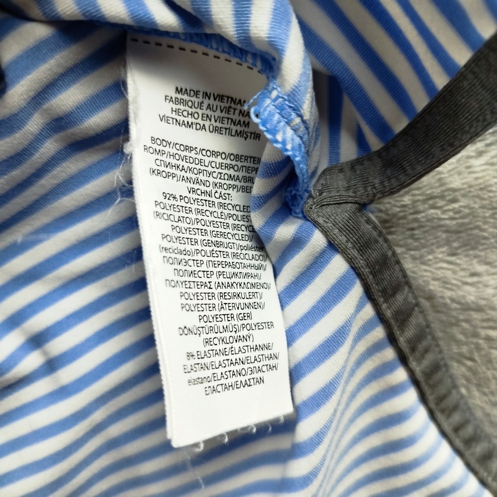 Old Memorial Golf Club Shirt Mens 2XL White Blue Stripe Polo RLX Ralph Lauren - Picture 9 of 12